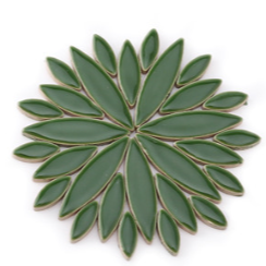 Pétalos de Cerámica - Verde - 100 grs