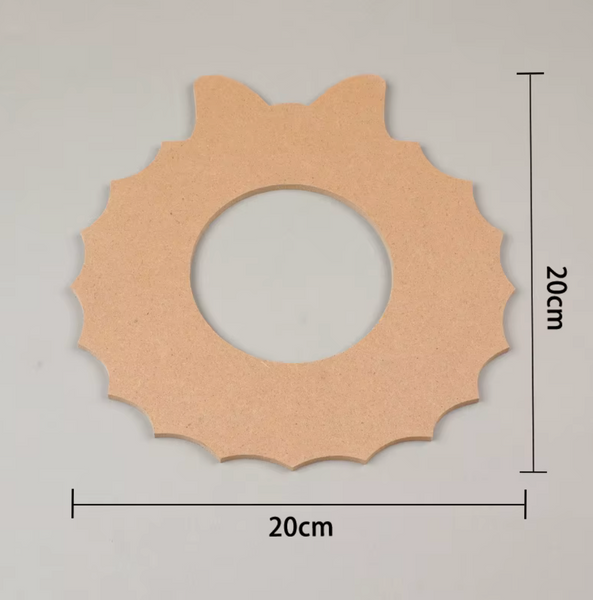 Corazón de madera en forma de corazón