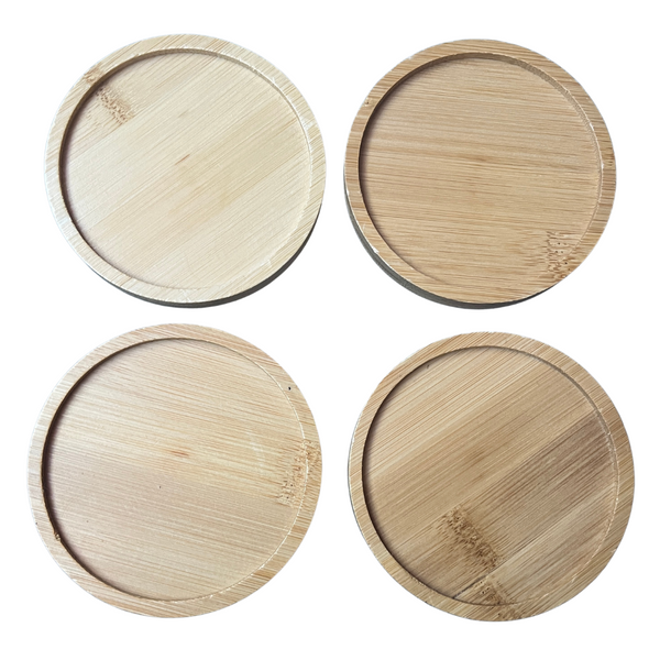 Round Bamboo Coaster