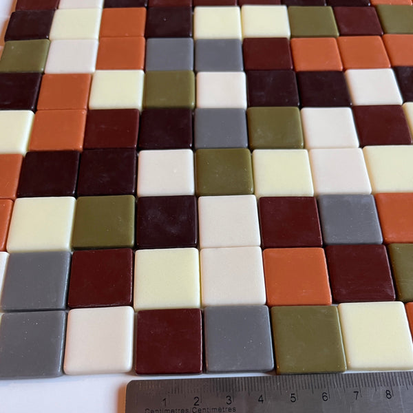 23x23mm Squares Mix Colours
