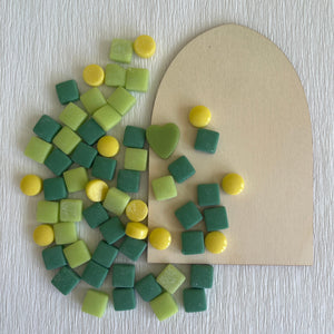 Fairy Door Mosaic Kit - Green