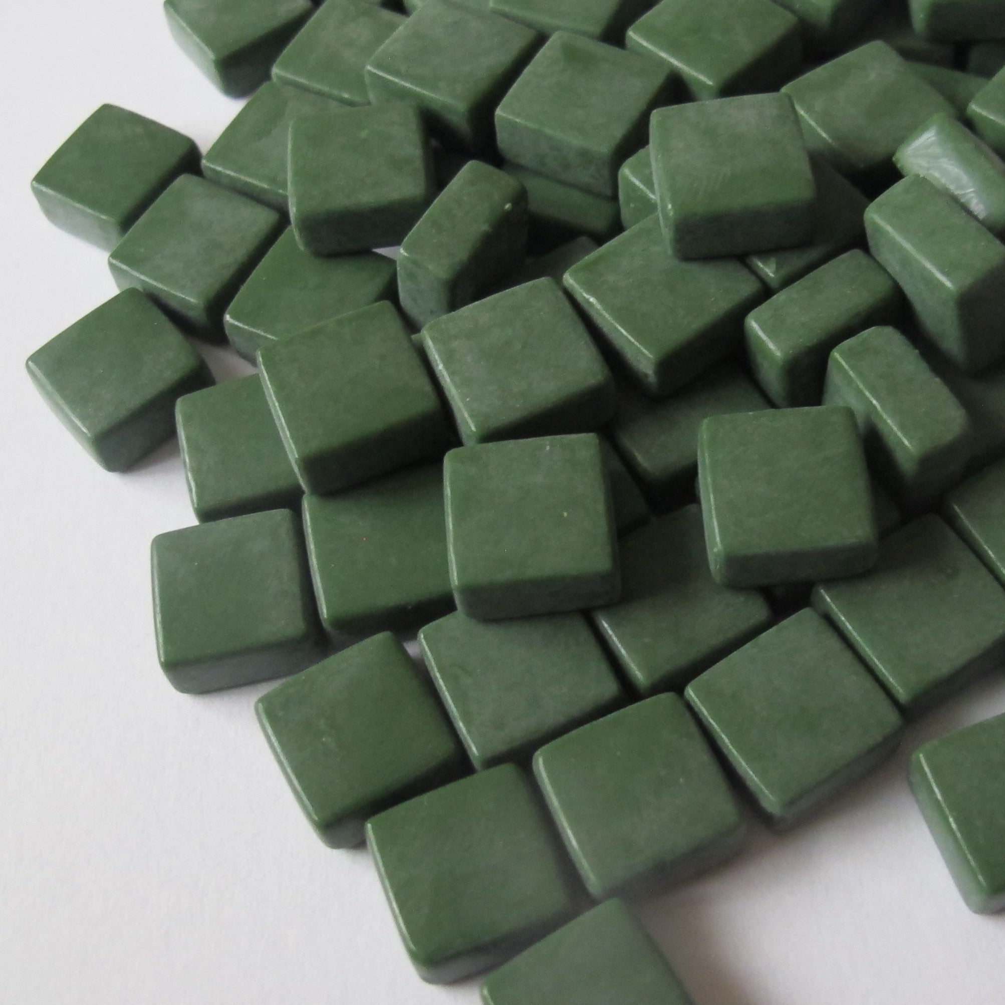 Cuadrados verdes de 12 x 12 mm