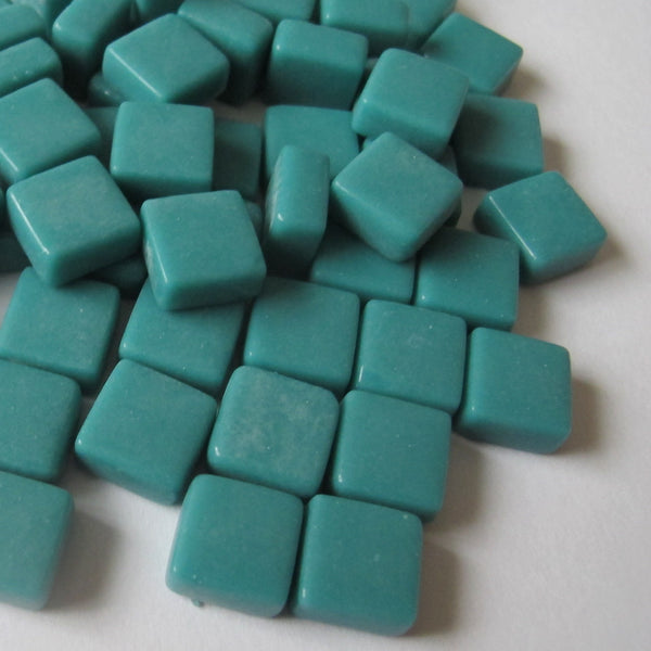 Cuadrados de 12 x 12 mm, color verde azulado