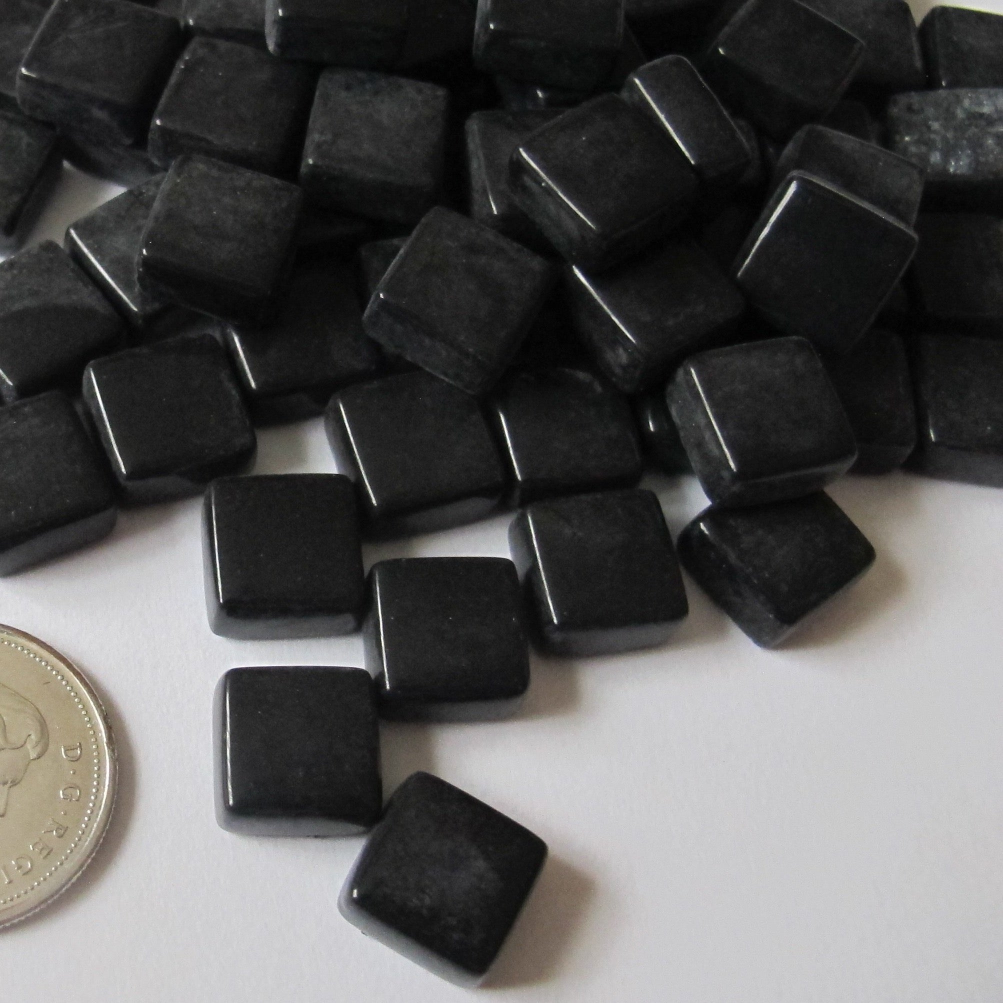 12x12 mm Squares Black