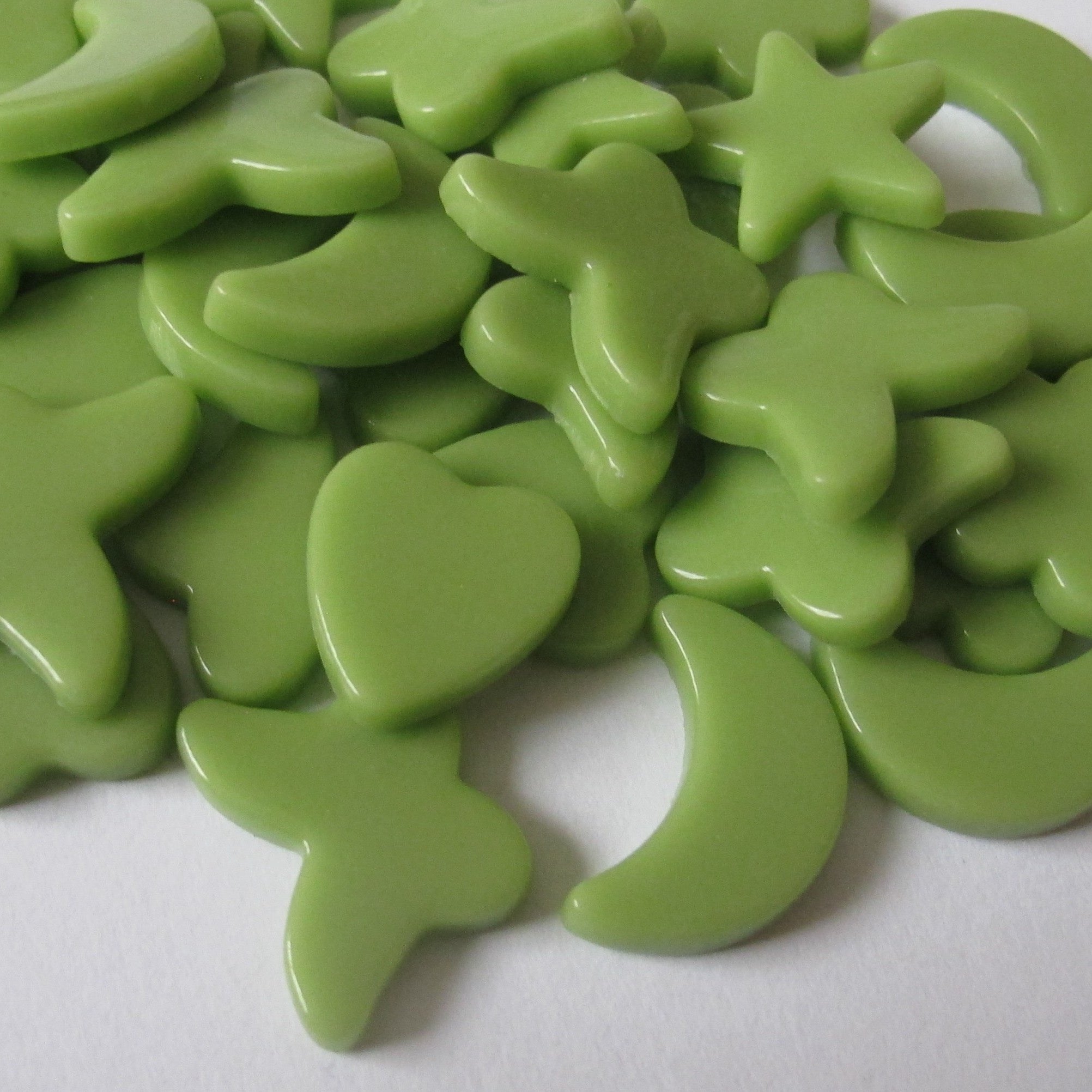 Glass Charm for Mosaic - Green 4 oz