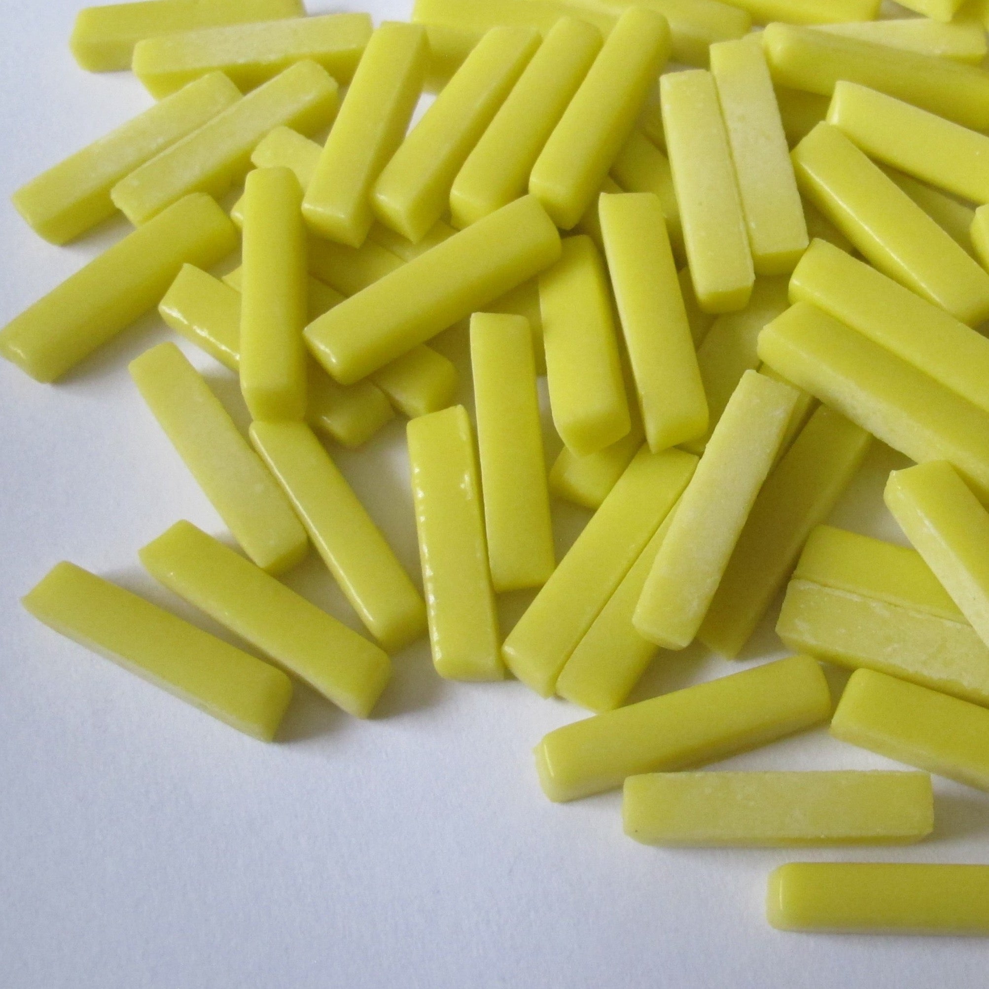 Rectangles 25x5mm - Yellow