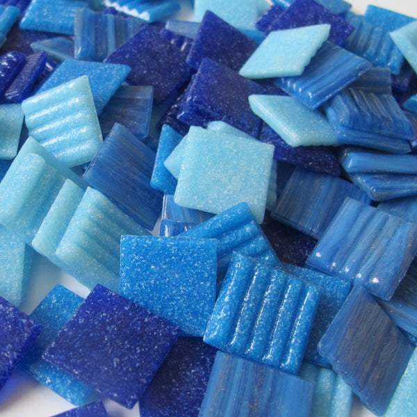 Vitreous 20mm - Feeling Blue Mix - 1lb