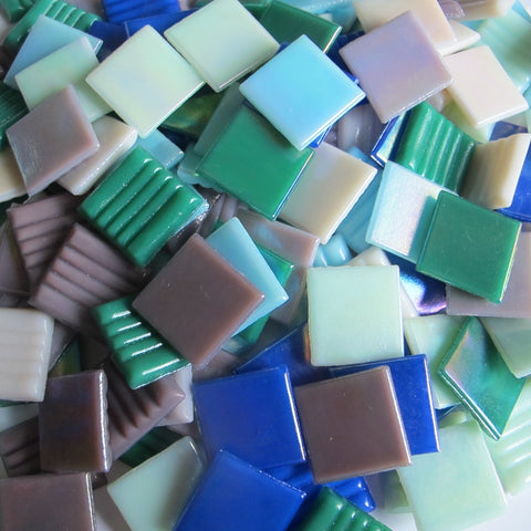 Iridescent 20mm - Vitreous Tiles Mix