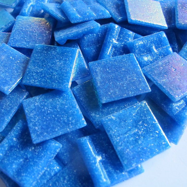 Iridescent 20mm - Vitreous Tiles SAPPHIRE BLUE