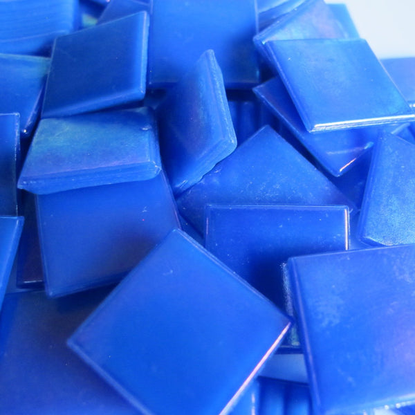 Iridescent 20mm - Vitreous Tiles ELECTRIC BLUE