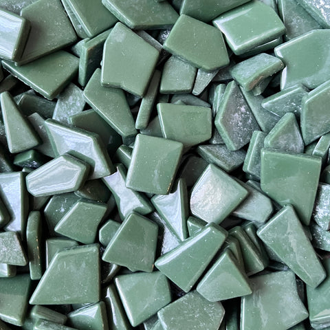 Irregular Mosaic Tiles - Green