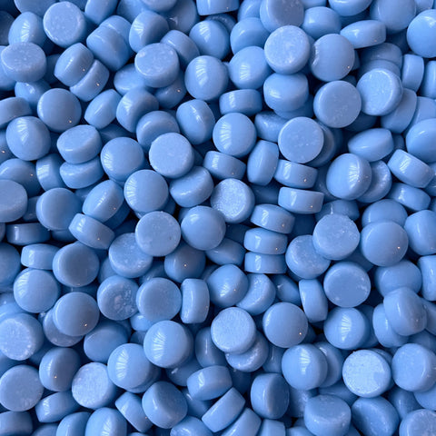 12mm Round Glass Mosaic - Light Blue
