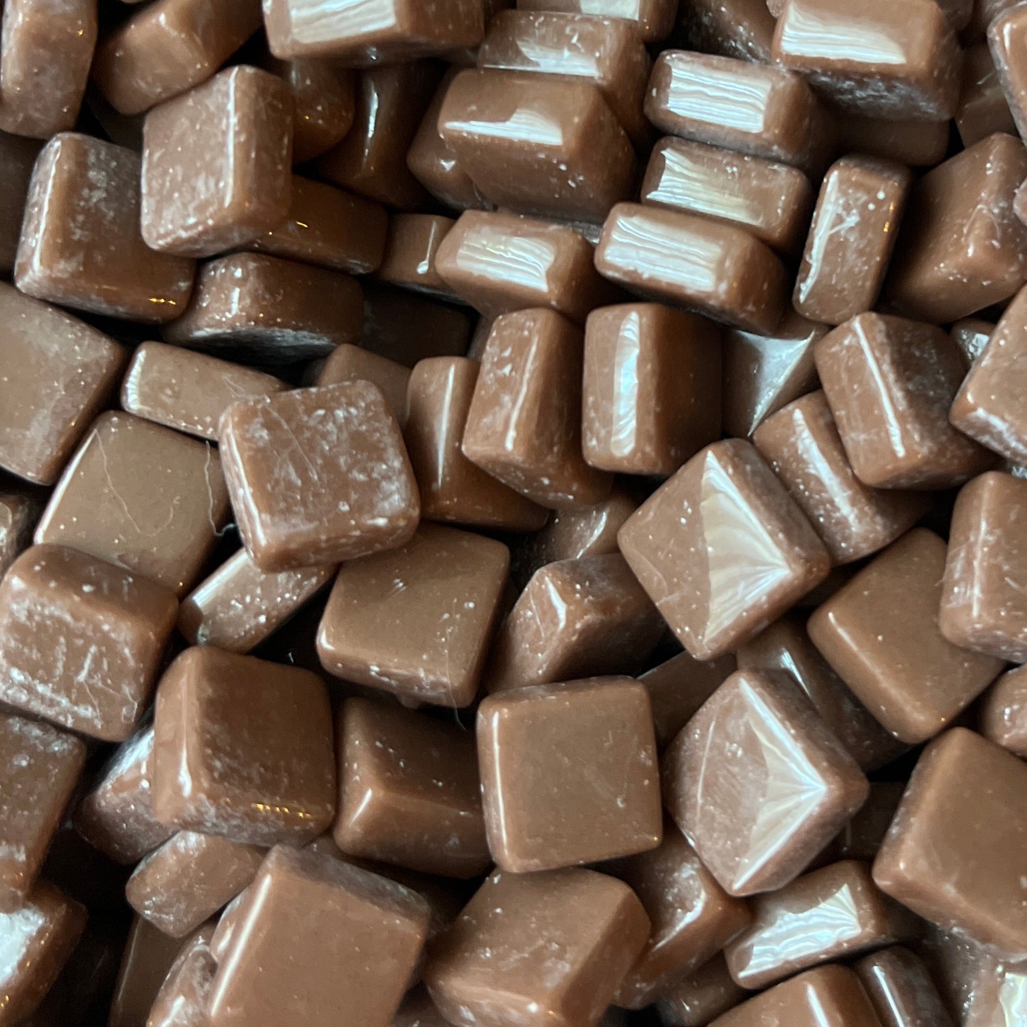 Cuadrados de chocolate de 12 x 12 mm
