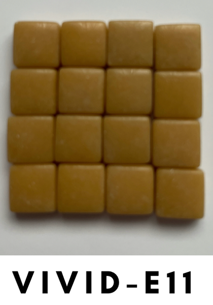 Vivid 12x12 mm Squares Pearl-Orange