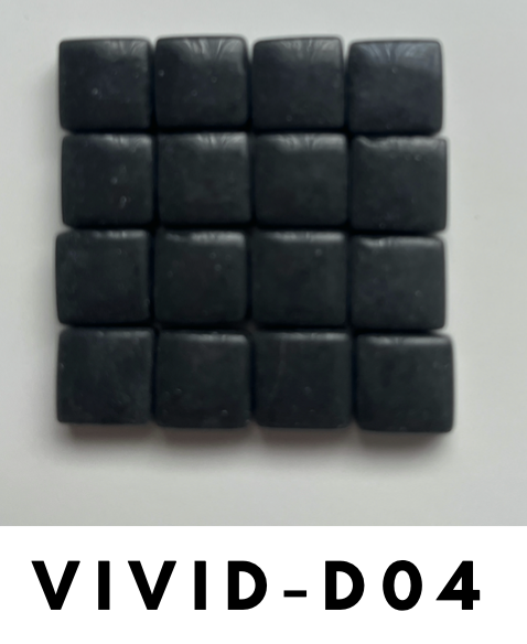 Vivid 12x12 mm Squares Gray Tones
