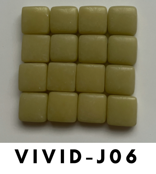Vivid 12x12 mm Squares Olive Tones