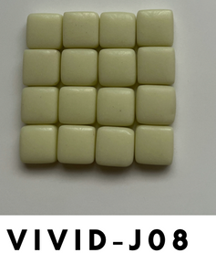 Vivid 12x12 mm Squares Olive Tones